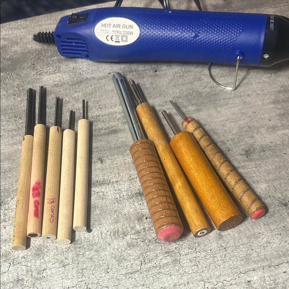 Paper Bead Rollers and Hot Air Gun. For Paper Beading Crafters.